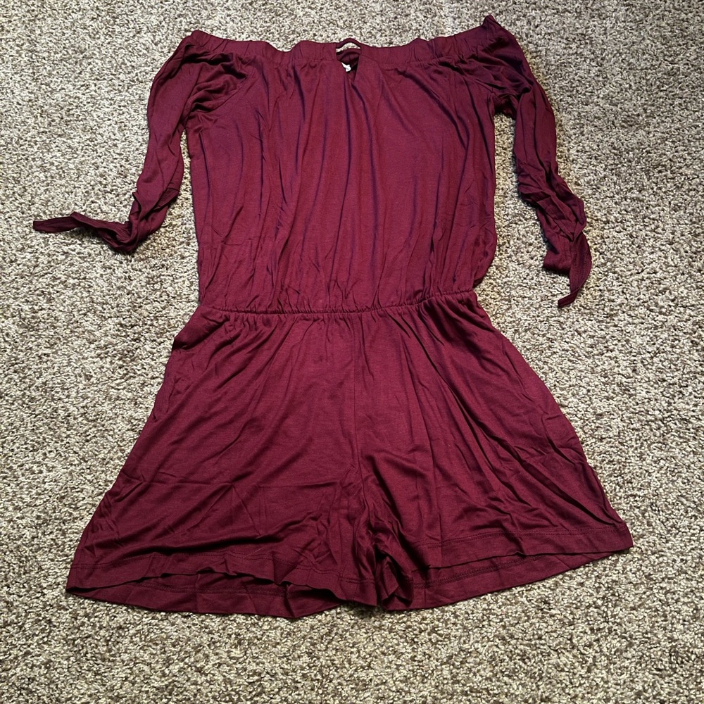 Off Shoulder Romper